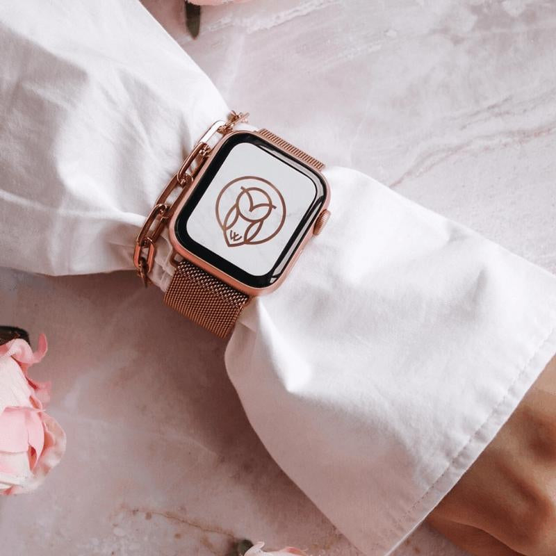 Apple Watch Magnet Band - Women'S Metal Band with Magnetic Buckle, Stainless Steel Mesh, Lightweight and Durable Durable Steel Durable Steel