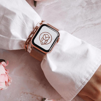 Apple Watch Magnet Band - Women'S Metal Band with Magnetic Buckle, Stainless Steel Mesh, Lightweight and Durable Durable Steel Durable Steel